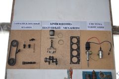 Газораспределительный механизм, кривошипно-шатунный механизм и система зажигания